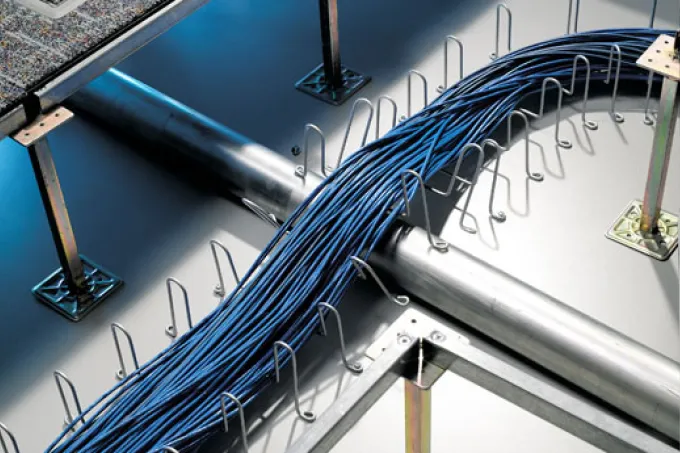Raised Access Floor Cable Managment