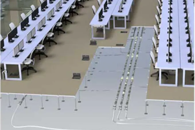 Raised Access Floor Power Distribution