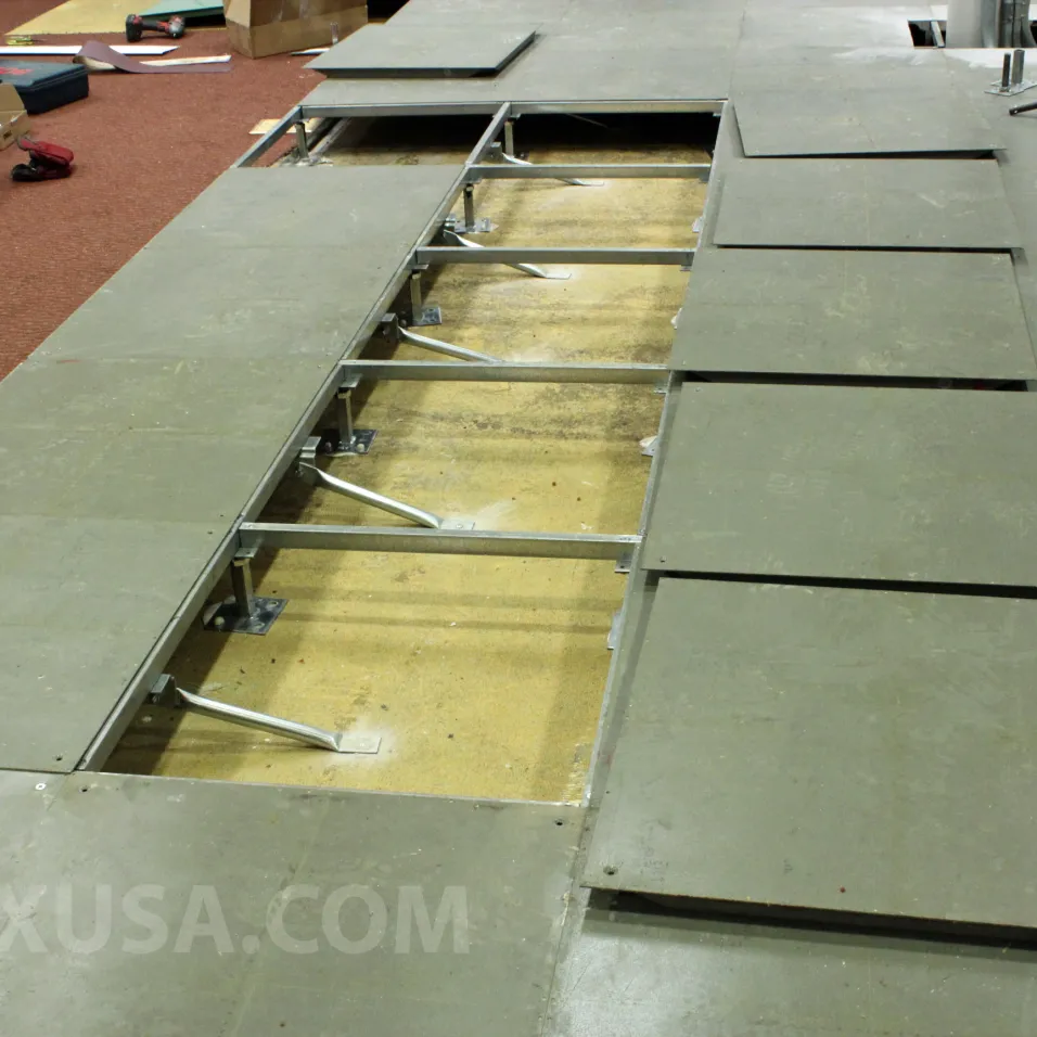 Used Tate CCN1250 Bare Steel Raised Access Floor System